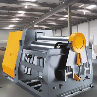 Four-roll sheet bending machine frame