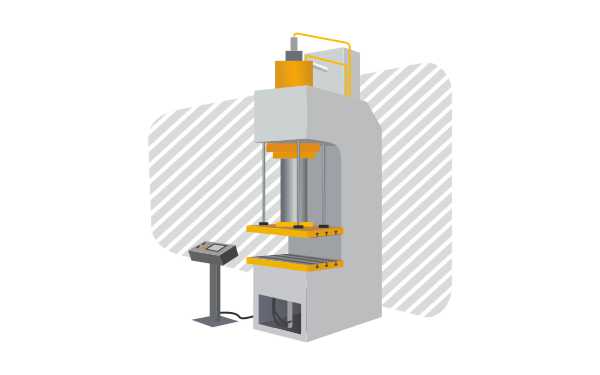 Serial hydraulic presses