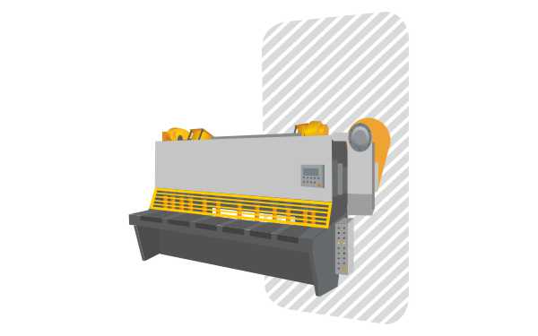 Pneumatic hydraulic guillotine shears